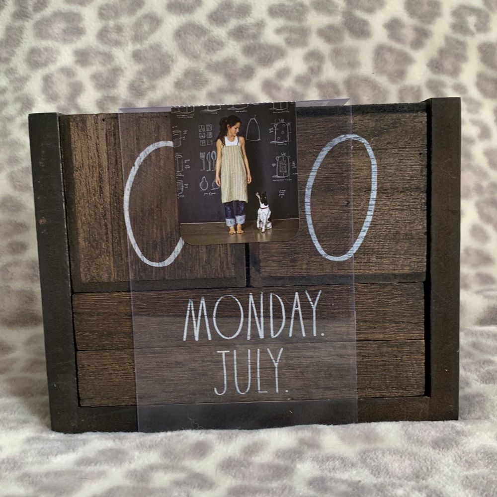 Rae Dunn Wood Block Calender